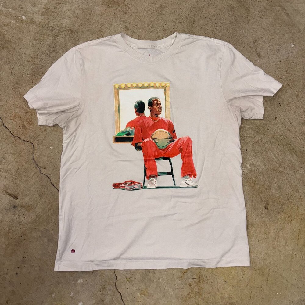 Jordan Artist Series by Jacob Rochester graphic men's t-shirt in the "Sail"